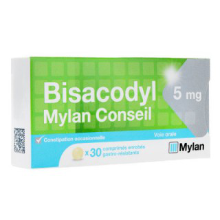 BISACODYL Constipation occasionnelle 5mg 30 comprimés