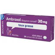 AMBROXOL Tous grasse 30 mg 20 comprimés