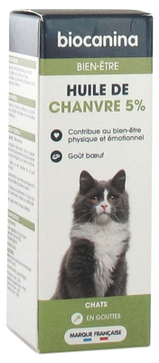 Image Huile de chanvre 5%, 10ml, chats